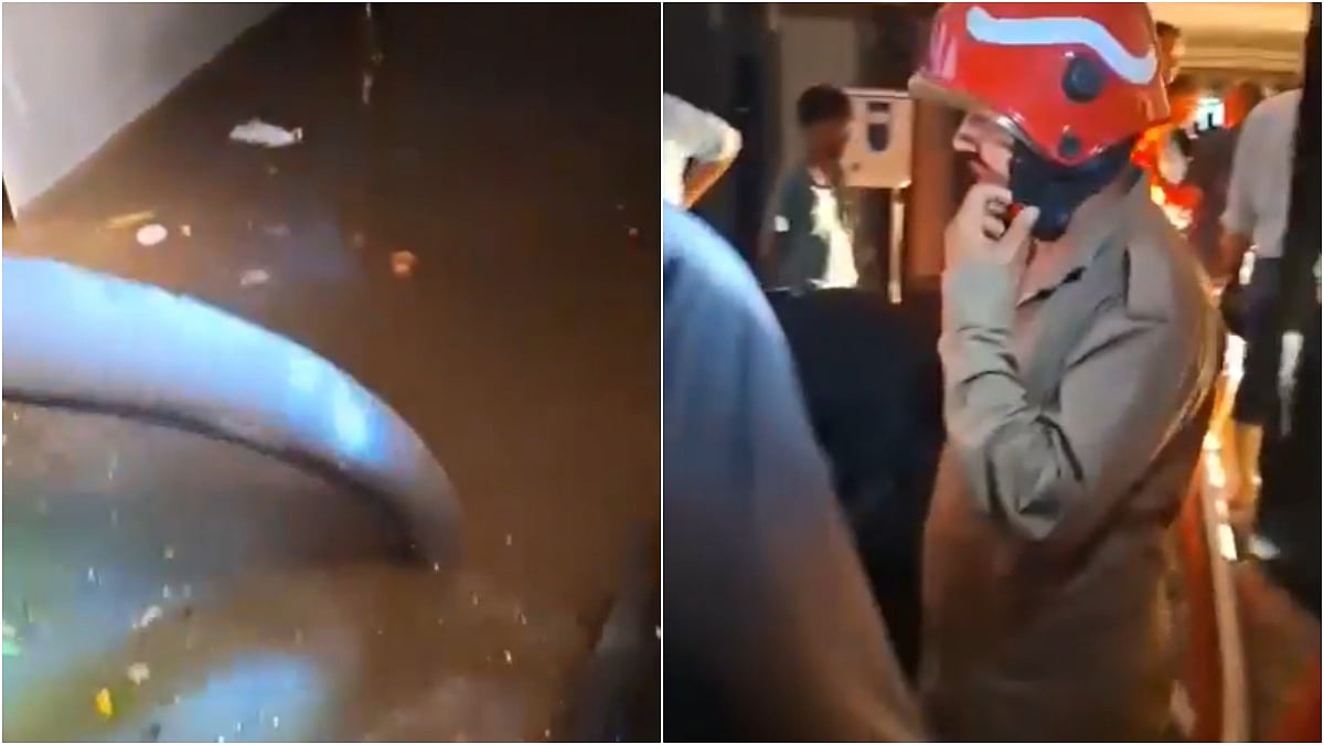 X/@ANI : Visuals from the basement of the coaching centre | 